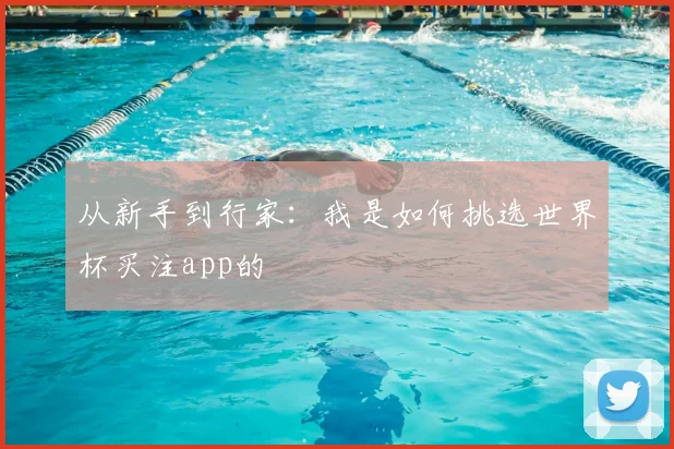 从新手到行家:我是如何挑选世界杯买注app的
